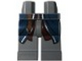 Dark Bluish Gray Hips and Legs with Dark Blue Vest Tails and Belt Pattern (Boromir)