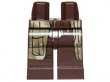 Dark Brown Hips and Legs with SW Camouflage Coattails Pattern (Han Solo Endor)