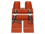 Dark Orange Hips and Legs with Pocket and Dark Bluish Gray and Dark Tan Belts Pattern