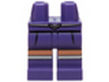 Dark Purple Hips and Legs with Miniskirt, Silver Belt and Boot Tops Pattern