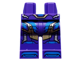 Dark Purple Hips and Legs with Blue and Gold Armor Panels Pattern