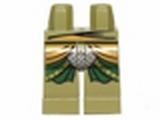 Olive Green Hips and Legs with Green and Pearl Gold Robe and Silver Scale Mail Pattern