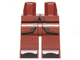 Reddish Brown Hips and Legs with Ninjago Robe, Black and White Toes Pattern