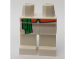 White Hips and Legs with Green Sash and Orange Belt Pattern
