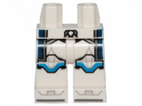 White Hips and Legs with SW Clone Trooper Armor, Blue Markings and Dark Blue Kama Pattern