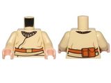 Tan Torso SW Layered Shirt, Brown Belt with Gold Buckle, Pouches on Reverse Pattern / Tan Arms / Light Nougat Hands