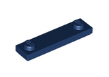 Dark Blue Plate, Modified 1 x 4 with 2 Studs with Groove