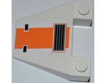 White Wedge 4 x 4 Taper with SW Snowspeeder Vent, Orange Stripe Pattern (Sticker) - Set 8089