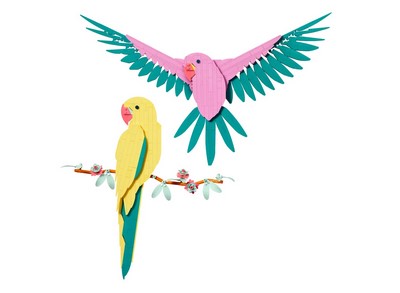lego 2024 set 31211 The Fauna Collection Macaw Parrots La collection Faune – Les perroquets Ara
