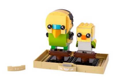 lego 2021 set 40443 Chick [#125] and Budgie [#124] Perruche