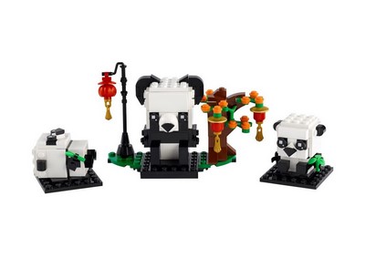lego 2021 set 40466 Chinese New Year Pandas [#115] [#116] [#117] Les pandas du Nouvel An chinois [#115] [#116] [#117]