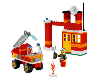lego 2009 set 6191 Fire Fighter Building Set 