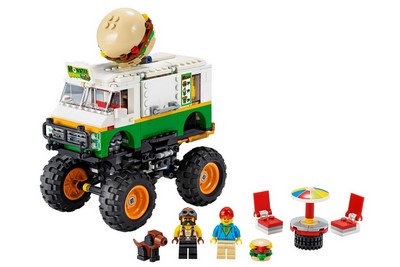 lego 2020 set 31104 Monster Burger Truck Le Monster Truck à hamburgers