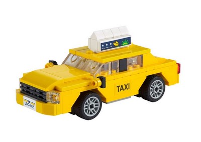 lego 2021 set 40468 Yellow Taxi Le taxi jaune