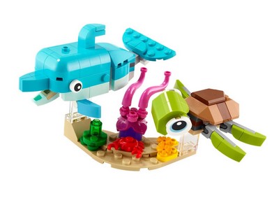 lego 2022 set 31128 Dolphin and Turtle