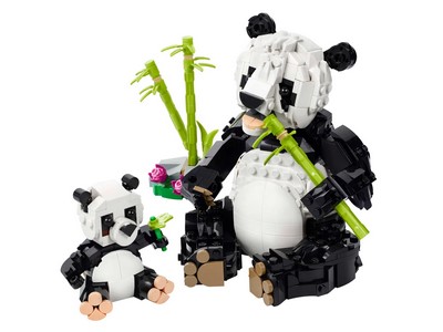 lego 2025 set 31165 Panda Family Animaux sauvages : la famille de pandas