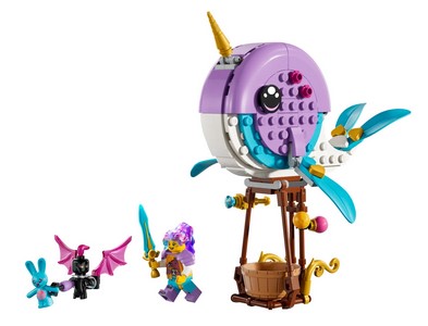 lego 2024 set 71472 Izzie’s Narwhal Hot-Air Balloon