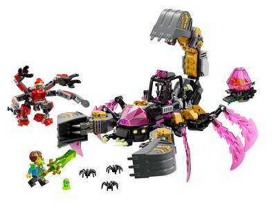 lego 2026 set 71513 Nightmare Scorpion Digger La pelleteuse scorpion des cauchemars