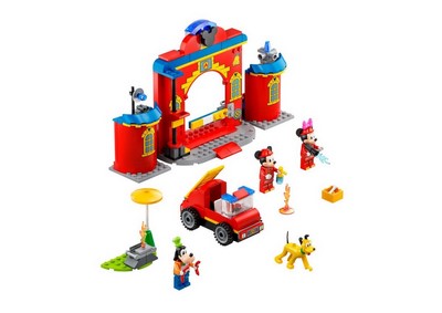 lego 2021 set 10776 Mickey & Friends Fire Truck & Station