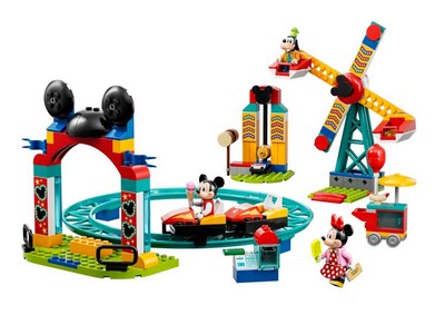lego 2022 set 10778 Mickey, Minnie and Goofy's Fairground Fun Mickey, Minnie et Dingo à la fête foraine