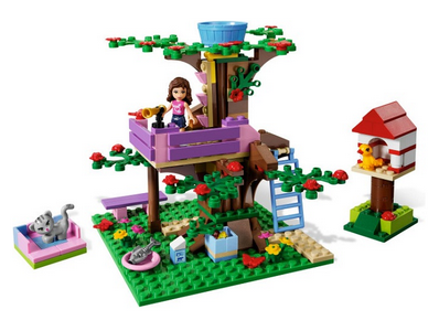 lego 2012 set 3065 Olivia's Tree House 
