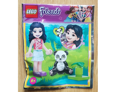 lego 2021 set 472102 Emma with Baby Panda foil pack Emma avec bébé panda