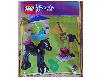 lego 2022 set 472201 Cute Foal with Feeding Station foil pack