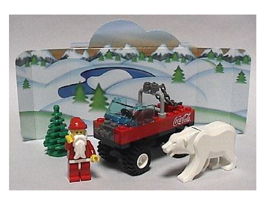 lego 2000 set 1177 Santa in Truck with Polar Bear 