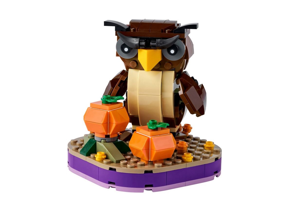 lego 2021 set 40497 Halloween Owl Le hibou d'Halloween