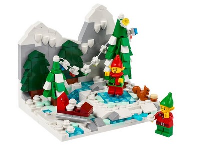 lego 2022 set 40564 Winter Elves Scene Les lutins en hiver