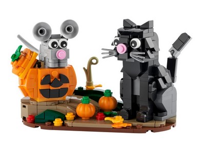 lego 2022 set 40570 Halloween Cat Mouse La souris et le chat d’Halloween