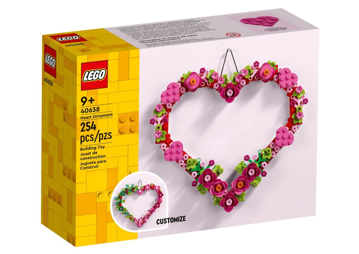lego 2023 set 40638 Heart Ornament Décoration en forme de cœur