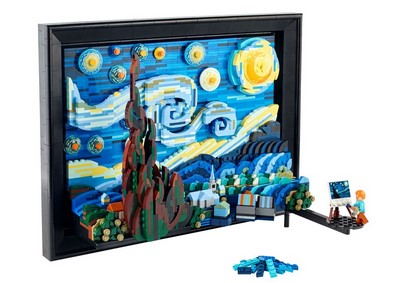lego 2022 set 21333 Vincent Van Gogh - The Starry Night Vincent van Gogh - La Nuit étoilée