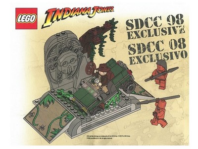 lego 2008 set COMCON002 Indiana Jones BrickMaster Pack (SDCC 2008 Exclusive) 