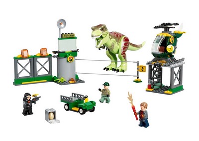 lego 2022 set 76944 T.Rex Dinosaur Breakout