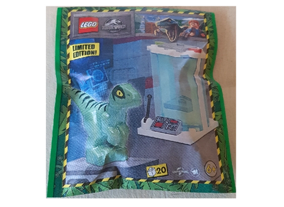 lego 2023 set 122327 Raptor with Incubator paper bag Raptor avec un incubateur