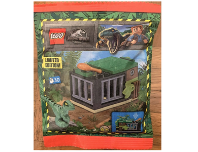 lego 2023 set 122330 Raptor and Trap paper bag