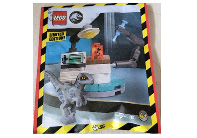 lego 2024 set 122405 Raptor with Lab Bench paper bag Raptor avec banc de laboratoire