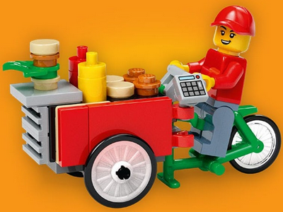 lego 2026 set 6614213 LEGO Brand Store Exclusive Build - Bike Burger Cart 