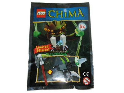 lego 2014 set LOC391403 Cannon, Chi and Axe foil pack 