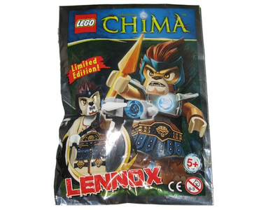 lego 2014 set LOC471408 Lennox with Lion Cannon foil pack 