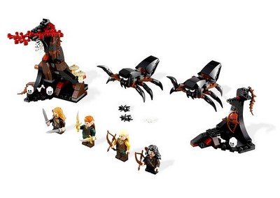 lego 2012 set 79001 Escape from Mirkwood Spiders 
