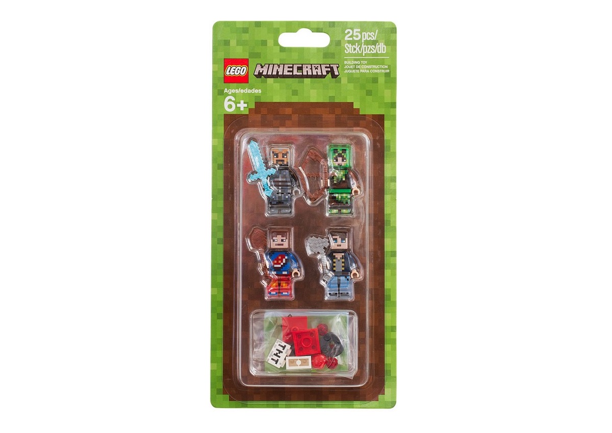 Sets Lego Minecraft 853609 Skin Pack 1 Blister Pack Minifig