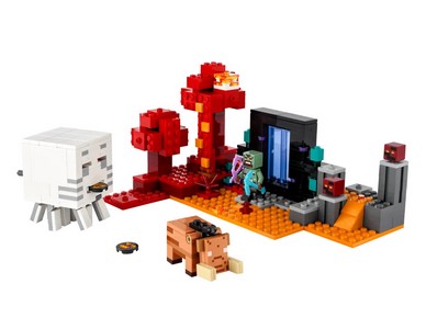 lego 2024 set 21255 The Expedition to the Nether Portal L'embuscade au portail du Nether
