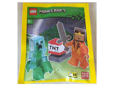 lego 2024 set 662406 Hero with Charged Creeper and TNT Launcher paper bag 