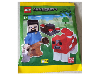 lego 2024 set 662407 Steve with Mooshroom paper bag Steve avec Mooshroom