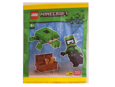 lego 2025 set 662505 Diver with Treasure Chest and Turtle paper bag 