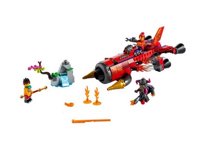 lego 2021 set 80019 Red Son's Inferno Jet Le jet Inferno de Red Son