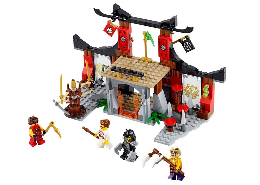 rynker Scene bruge Sets LEGO - Ninjago - 70756 - Dojo Showdown | Minifig-pictures.be