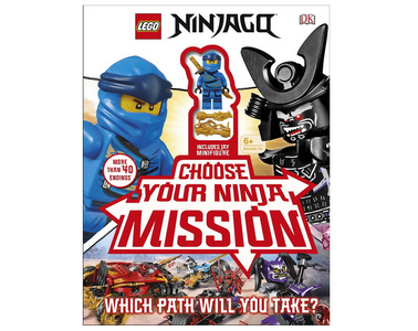 lego 2020 set 9780241401279 Ninjago - Choose Your Ninja Mission (Hardcover) 